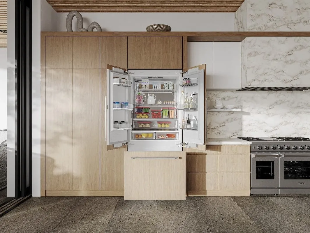 3D product lifestyle rendering of a kitchen scene