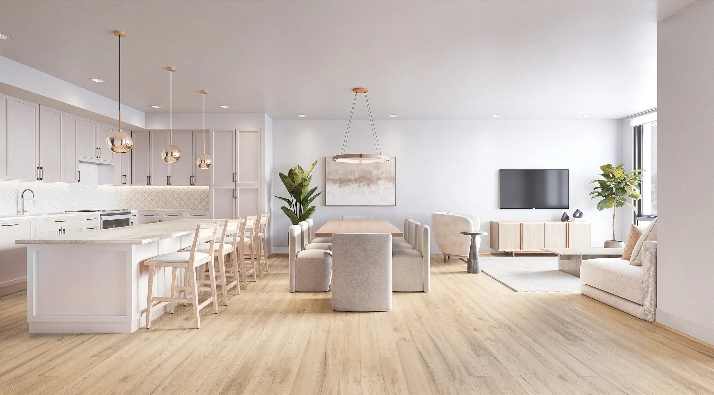 Sola, Michigan City, interior rendering