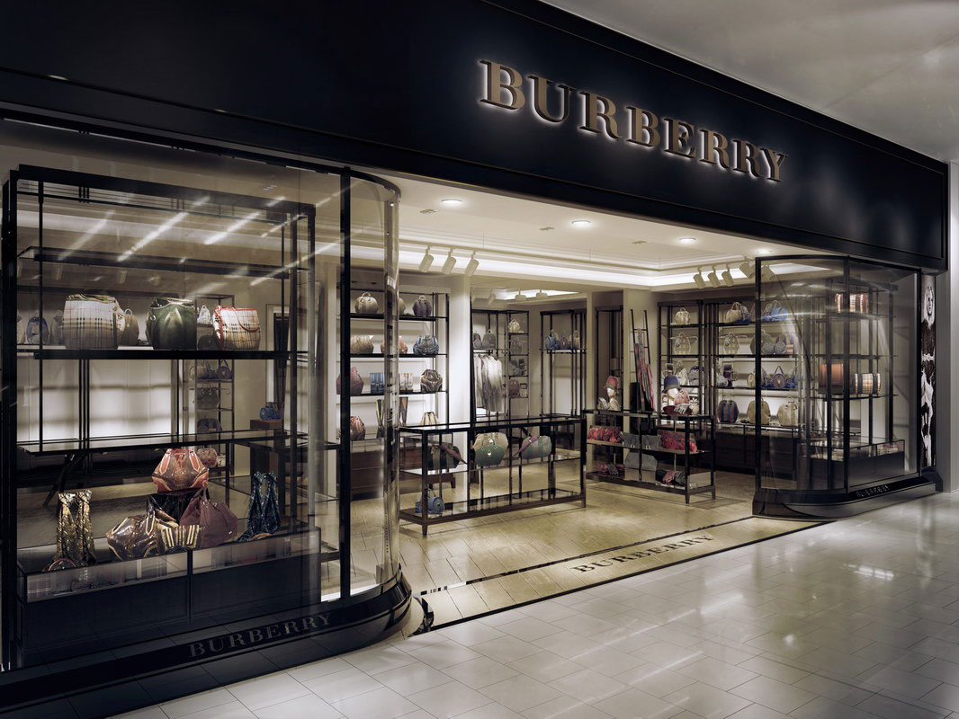 Regent Street Burberry London 3D Interior Renderings
