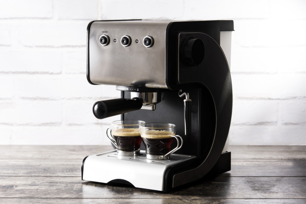 product render of a coffee machine