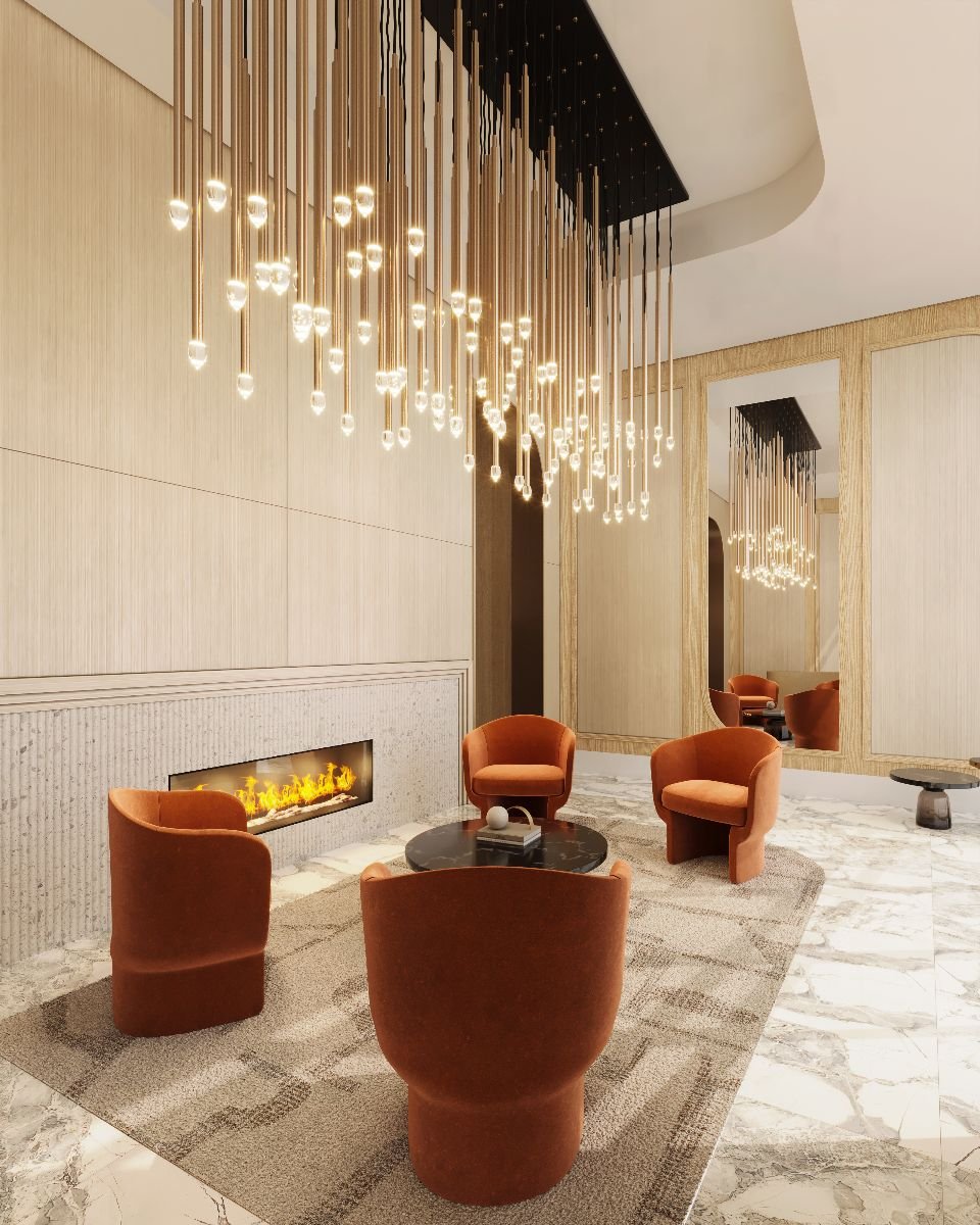 Vancouver interior 3D rendering