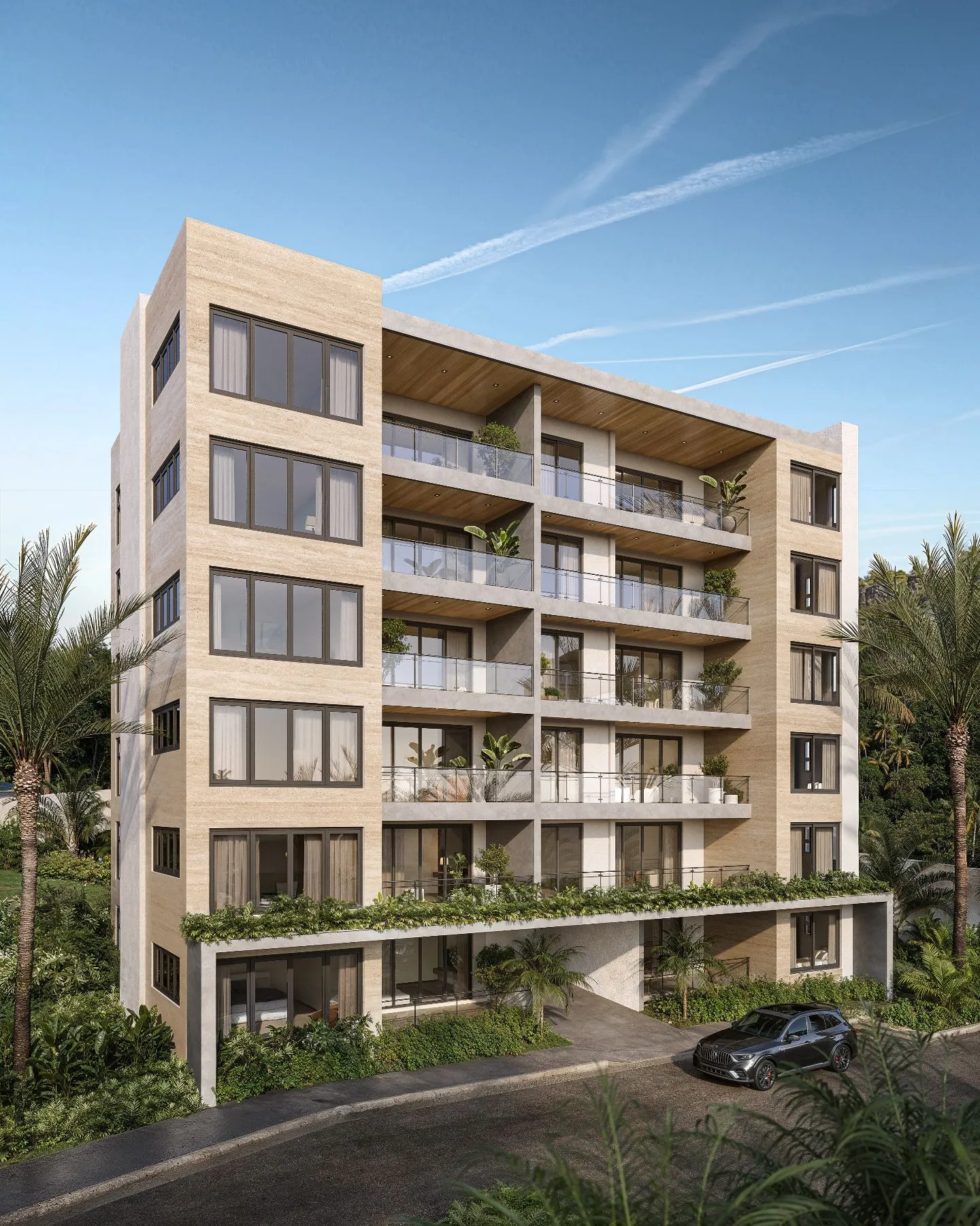 The Elysian Jamaica resort exterior rendering, daytime