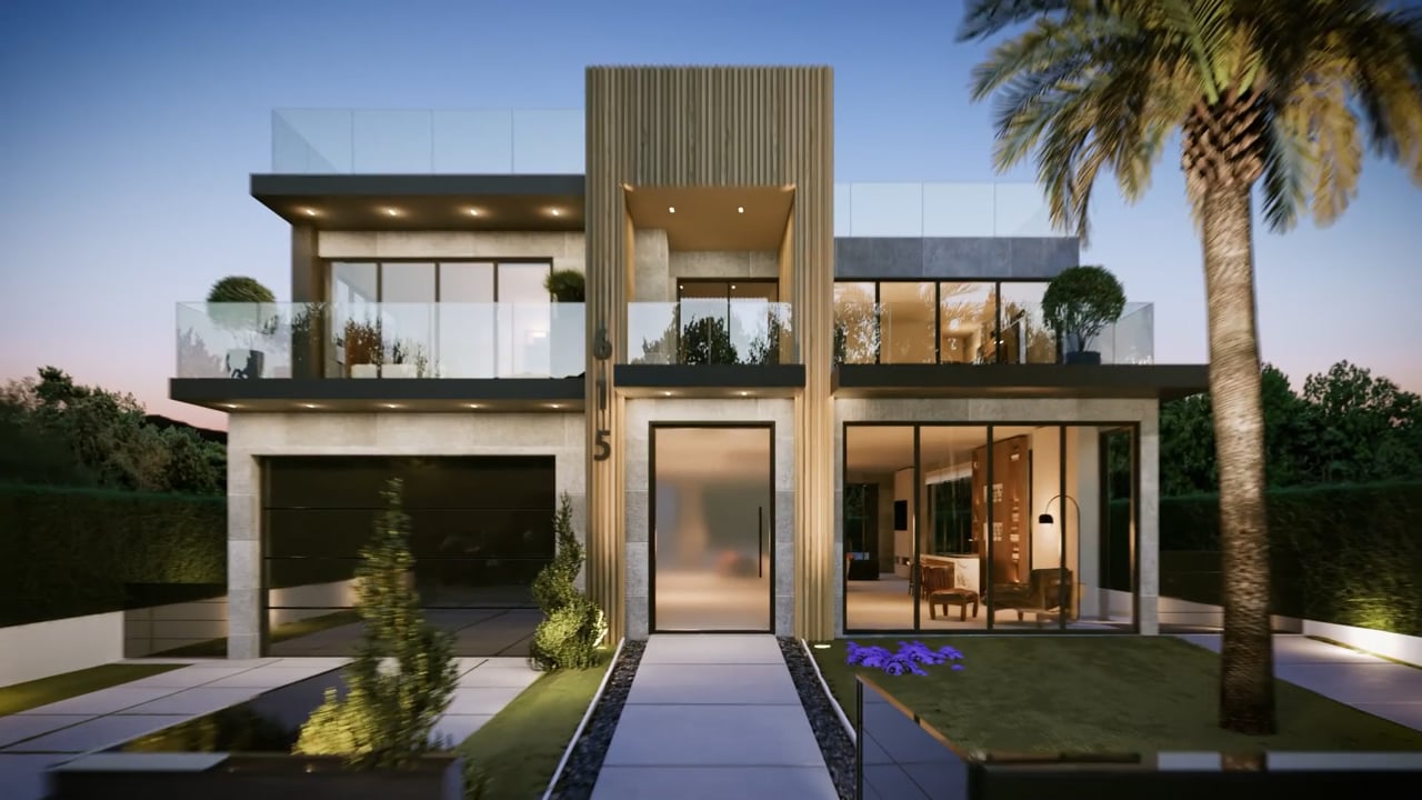 Film of the Serenity residence in Santa Monica, California