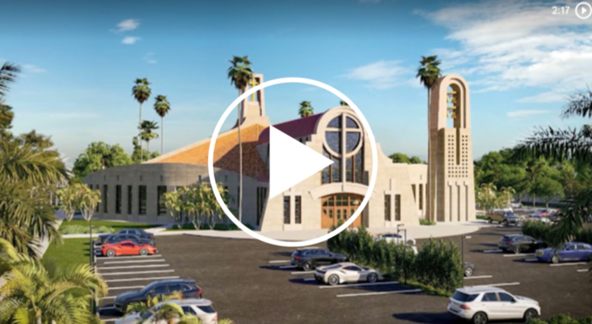 3D Architectural Animation Church 1