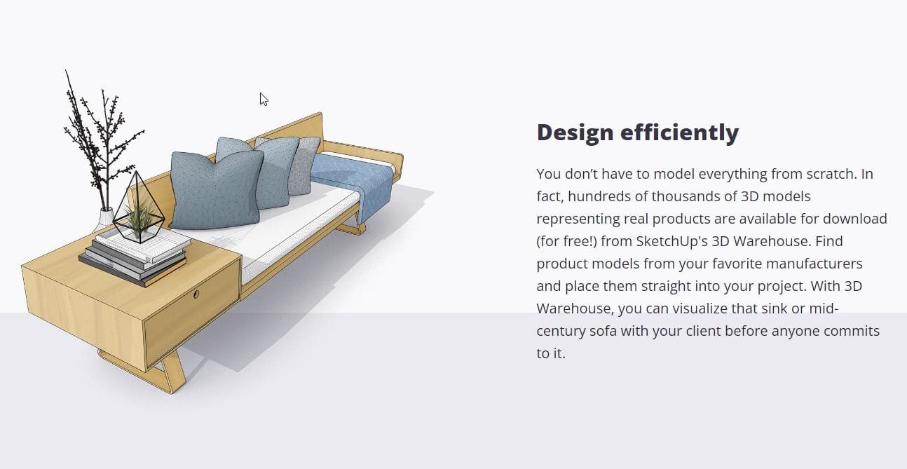 The Best 3D Product Design & Visualization Software (Free & Paid) 4 screen shot of sketchup