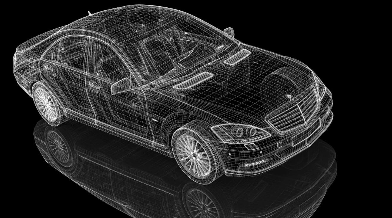 3d model of a car