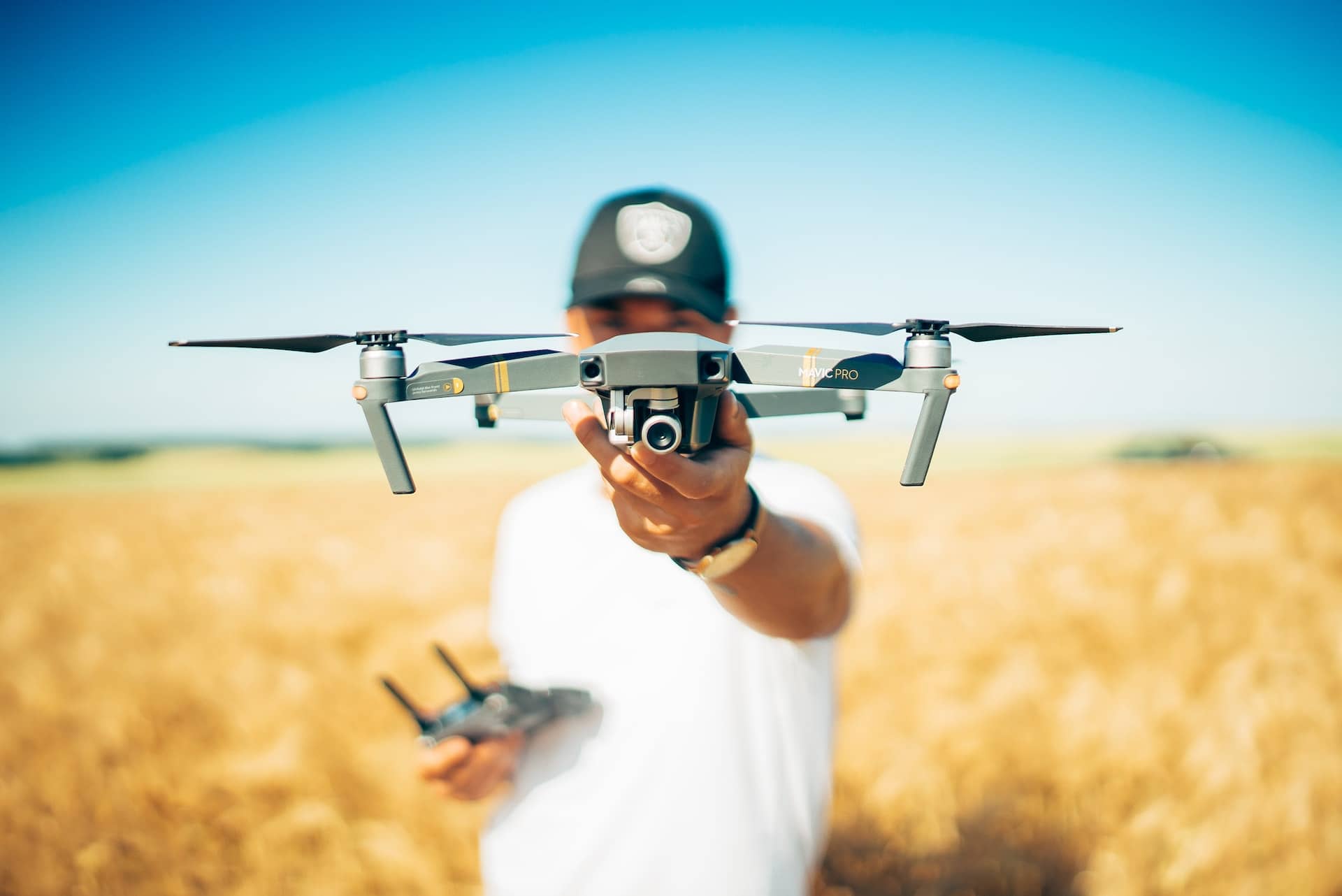 Real Estate Drone Photography Guide Person Holding Drone