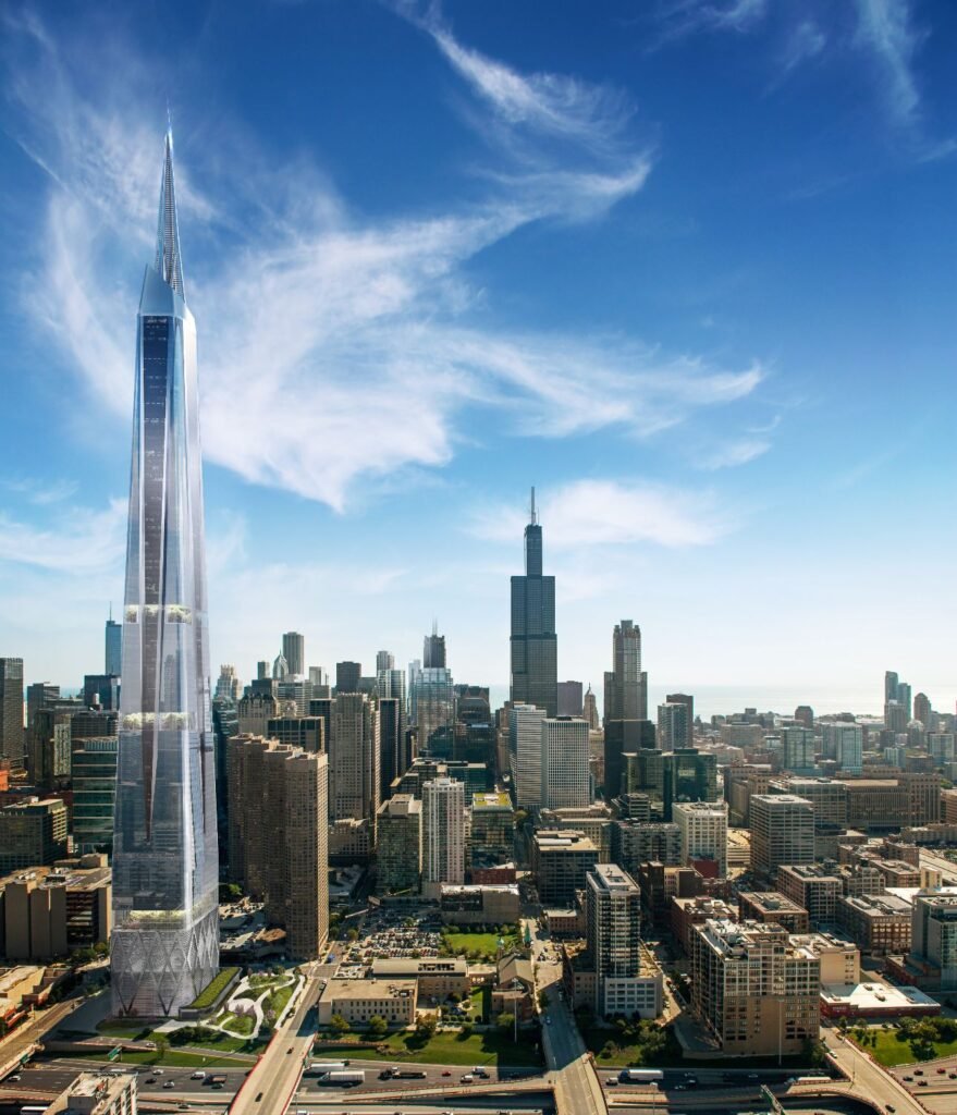 Skyscaper Rendering Chicago Madison Ave