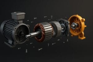 machinery exploded view renderings