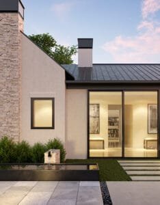 rendering exterior of property