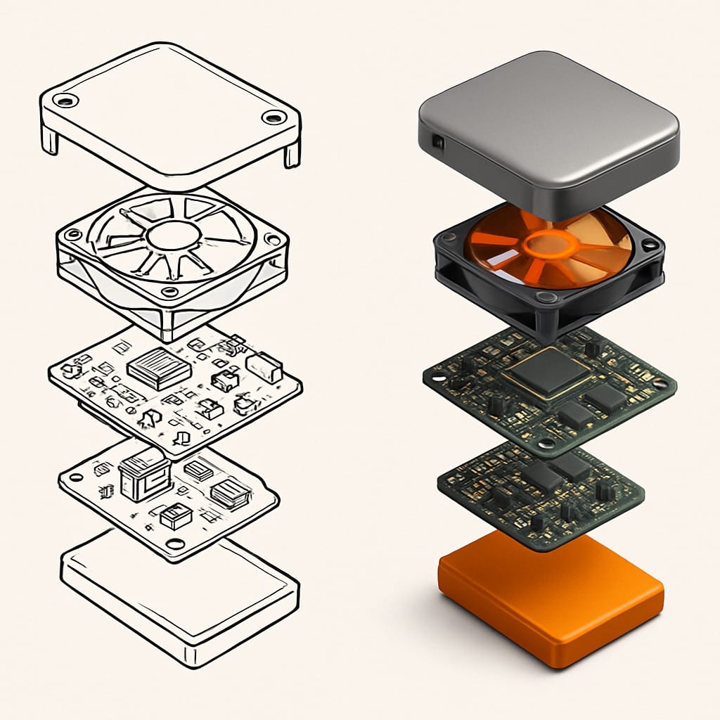 Why Technical Illustrations Still Matter in the Age of 3D 2 technical illustration chip set